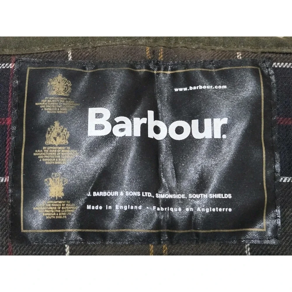 Barbour Wax Dog Coat  - Waterproof Olive Green - 100% Cotton - Size XS